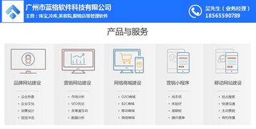 傲藍軟件品牌營銷網(wǎng)站建設及軟件銷售價格解析